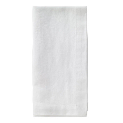 Bodrum Amalfi White 21 inch Napkin (Set of 4)