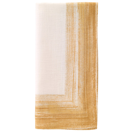 Bodrum Cornice NEW Gold 21 inch Napkin (Set of 4)