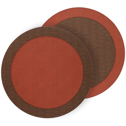 Bodrum Halo Paprika Chocolate Mats (Set of 4)