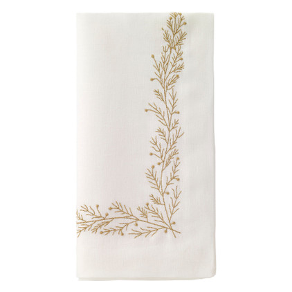 Bodrum Holly Gold 22 inch Napkin (Set of 4)