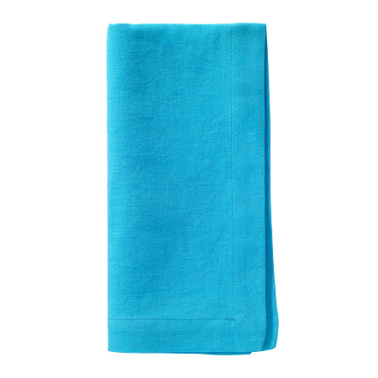 Bodrum Mykonos Turquoise 21 inch Napkin (Set of 4)