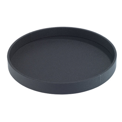 Bodrum Skate Black Round Tray