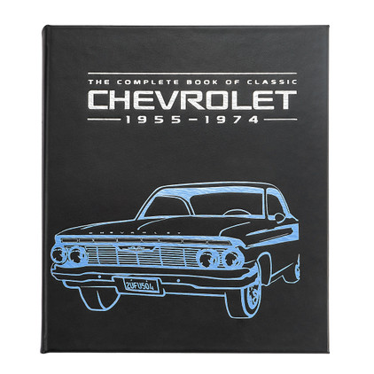 Graphic Image Chevrolet Muscle Cars Leather Bound Book