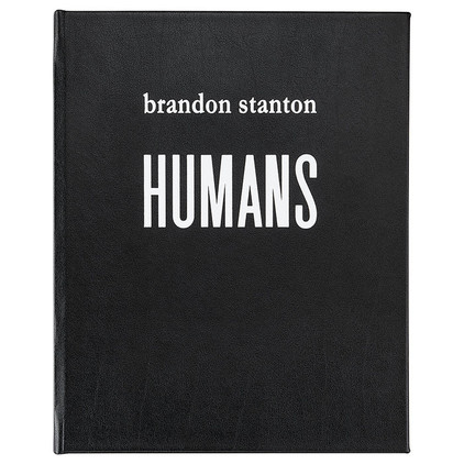 Graphic Image Humans Leather Bound Book