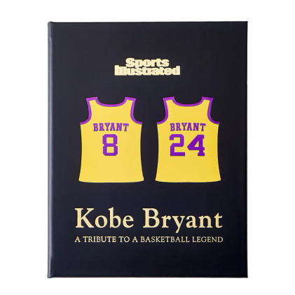 Graphic Image Kobe Bryant Tribute Leather Bound Book