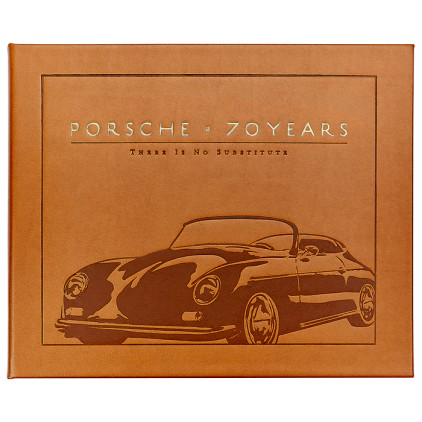 Graphic Image Porsche 70 Years Leather Bound Book