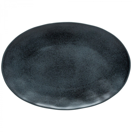 Costa Nova Platter Oval 16 Inch - Black (Livia)