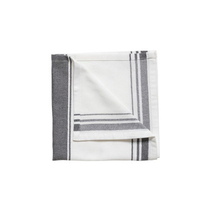 Costa Nova Napkin 100% Cotton - Black (Carmo) - Set of 2