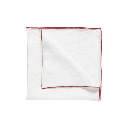 Costa Nova Napkin 100% Linen - Crimson (Bella) - Set of 2