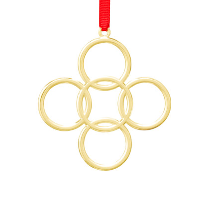 Nambe Holiday Twelve Days of Christmas: Five Golden Rings
