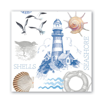 Michel Design The Shore Luncheon Napkin