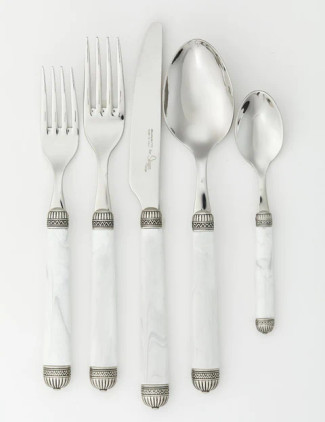 Skyros Designs Nazare Flatware 5 Pc Setting White