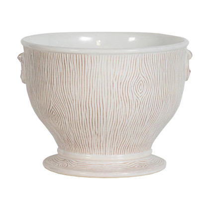 Juliska Blenheim Oak Whitewash 9 inch Cachepot