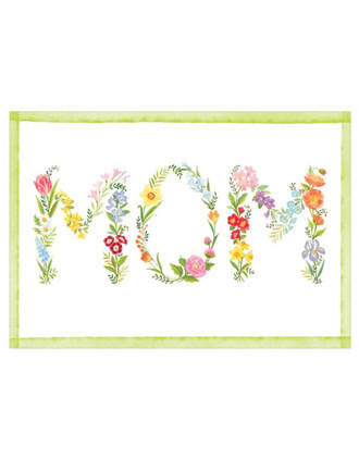 Caspari Floral Mom - Greeting Card Mother's Day Gallery