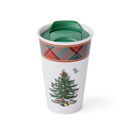 Spode Christmas Tree Tartan Collection Tartan Travel Mug