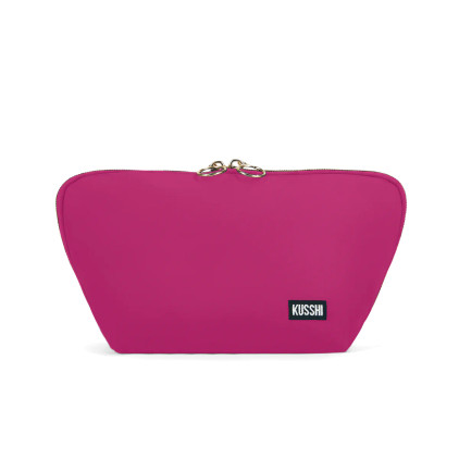 Kusshi Signature Makeup Bag Pink/Teal