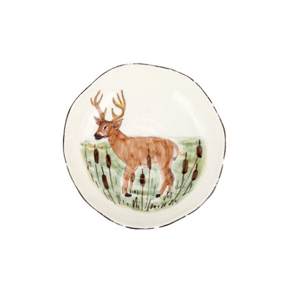 Vietri Wildlife Deer Pasta Bowl