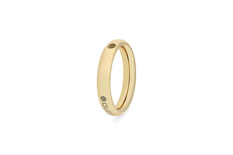 QUDO Interchangeable Ring Basic Small Gold - US Size 8.5