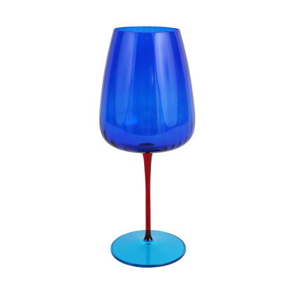 Vietri Pompidou Blue Water Glass