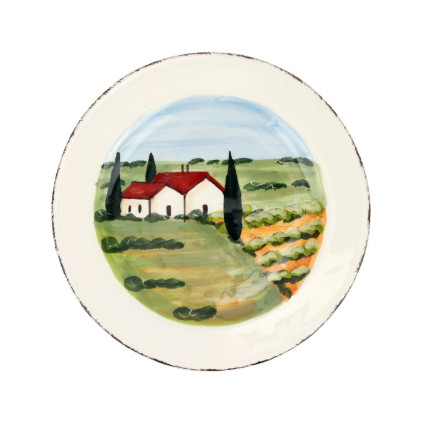 Vietri Terra Toscana Salad Plate