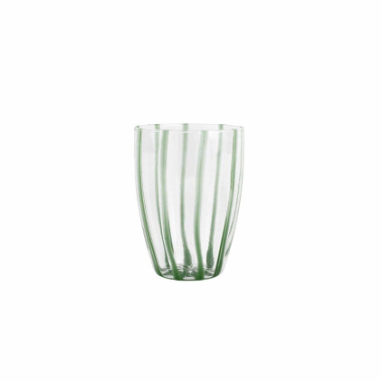 Vietri Nuovo Stripe Green Tall Tumbler