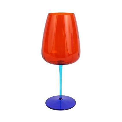 Vietri Pompidou Orange Water Glass