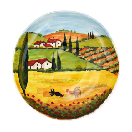 Vietri Terra Toscana Shallow Bowl