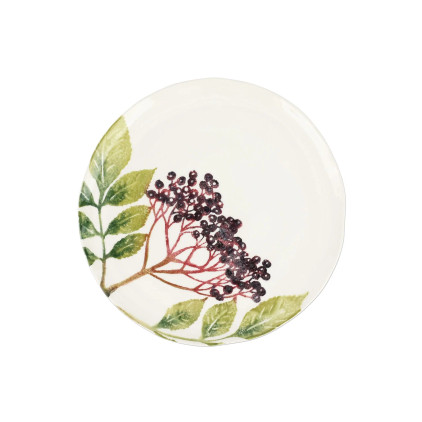 Vietri Foresta Primavera Elderberry Salad Plate
