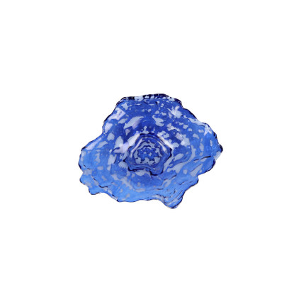 Vietri Ostrica Glass Blue Small Plate