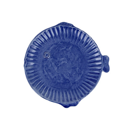 Vietri Pesce Serena Cobalt Salad Plate