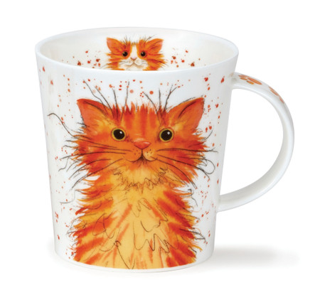 Dunoon Lomond Catter Splatter Ginger Cat Mug