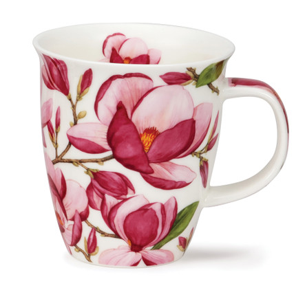 Dunoon Nevis Magnolias Dark Pink Mug