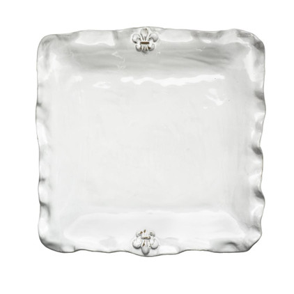 Abigails Fleur de Lis Square Platter