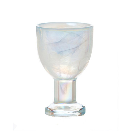 Abigails White Wine Glass White Pearl Set of 4