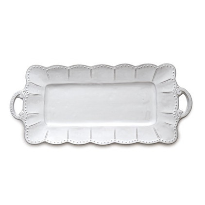 Arte Italica Bella Bianca Rectangular Tray