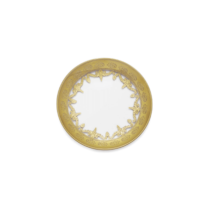 Arte Italica Vetro Gold Bread Plate