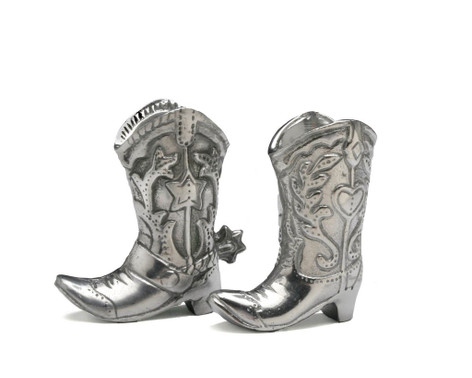 Arthur Court Designs Cowboy Boot Salt & Pepper Set