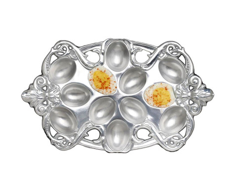 Arthur Court Designs Fleur de Lis Deviled Egg Holder