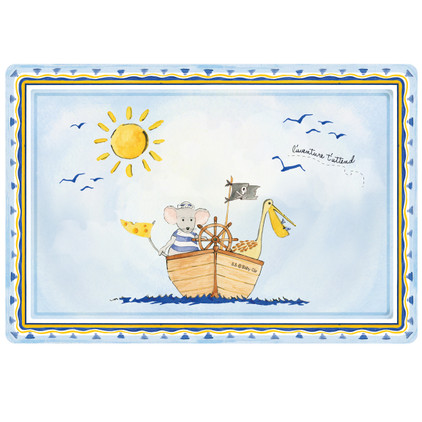 Baby Cie L'Adventure Attend Placemat 17" X 11.5"