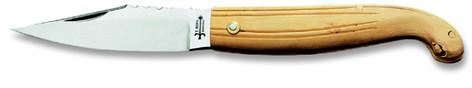 Berti Italian Handmade Maremmano Pocket Knife with Boxwood Handle