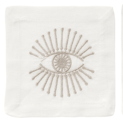 Bodrum Bright Eyes Champagne Cocktail Napkins (Set of 4)