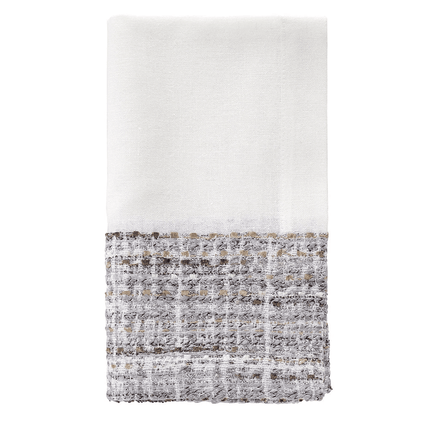 Bodrum Coco Silver 22" Napkin (Set of 4)