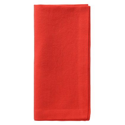 Bodrum Mykonos Tomato 21 inch Napkin (Set of 4)