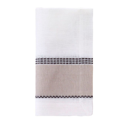 Bodrum Nashville Natural 21  Napkin (Set of 4)