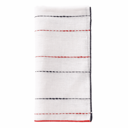 Bodrum Porto Red Blue 22" Napkin (Set of 4)