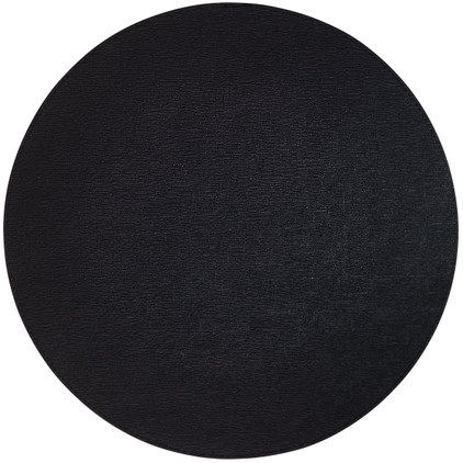 Bodrum Presto Black 15 inch Round Mats (Set of 4)