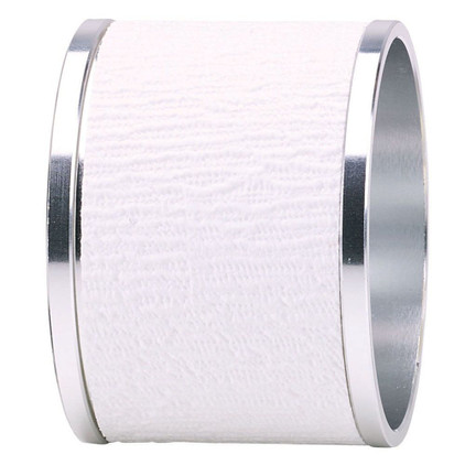 Bodrum Presto Pure White Napkin Ring (Set of 4)