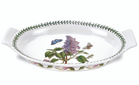 Portmeirion Botanic Garden Classics Gratin Dish Oval Lilac