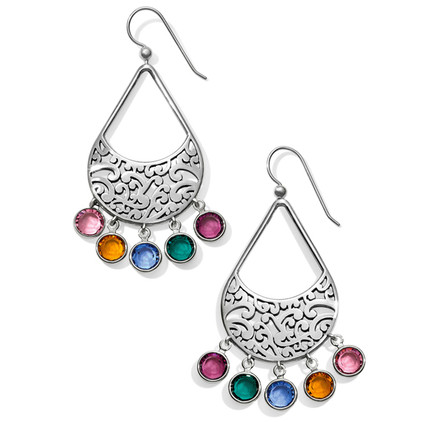 Brighton Elora Gems Drops French Wire Earrings Multi