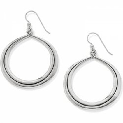 Brighton Interlok Circle French Wire Earrings - Distinctive Decor